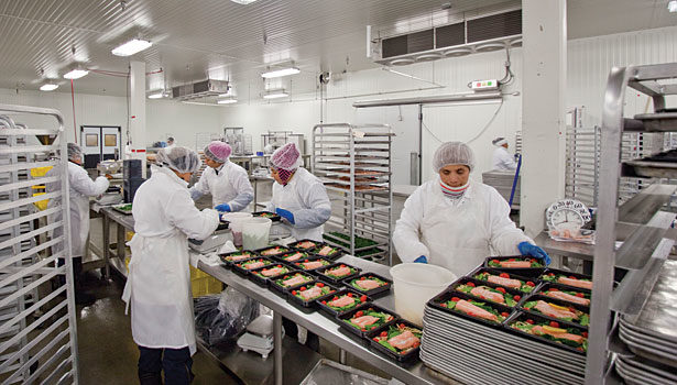 B roberts foods production line